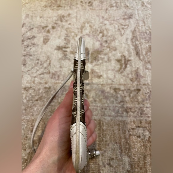 Coach Tan and White Wristlet - Picture 12 of 12